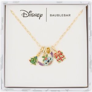Baublebar x Disney Stitch Holiday Charm Necklace Christmas Holiday Gift